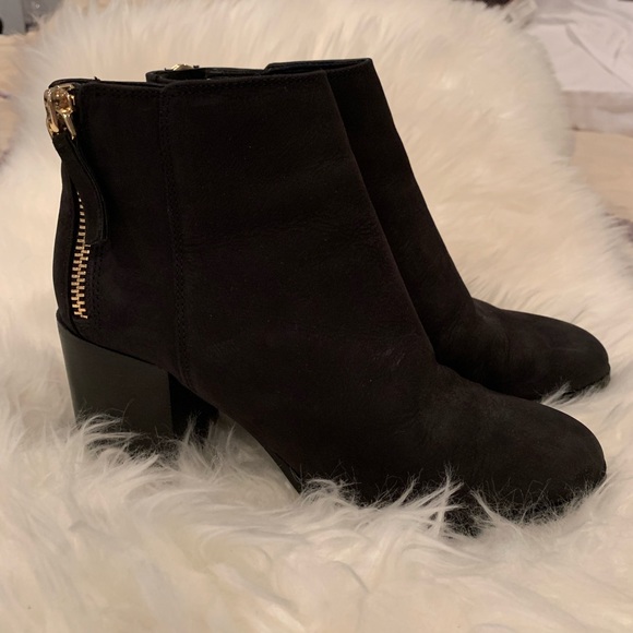 Aldo black booties leather - Picture 2 of 5